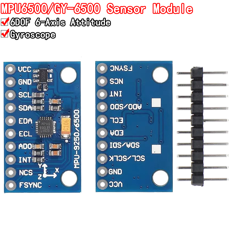 Accelerometer Mpu6050 - IIC I2C SPI MPU6500 MPU-6500 6