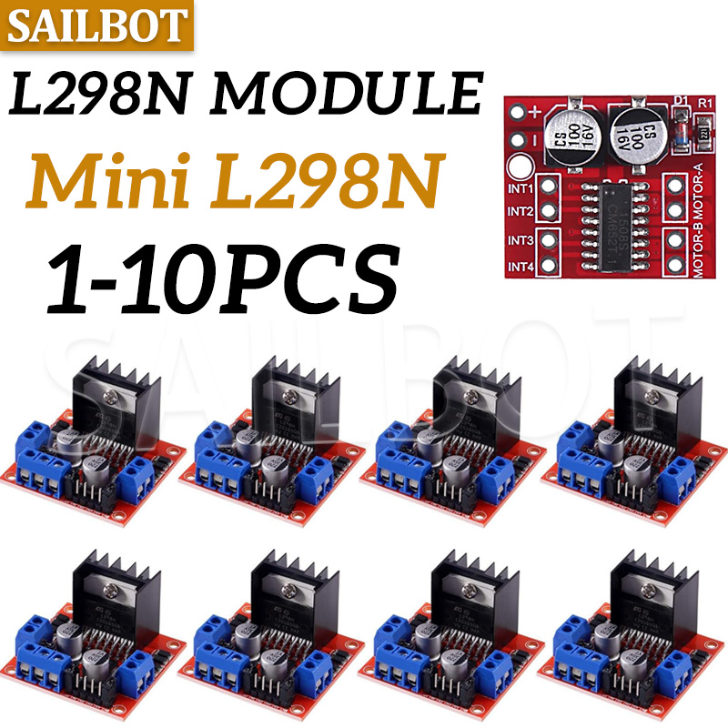 Motor Driver L298N - 1/5/10 adet L298N DC Motor sürücüsü
