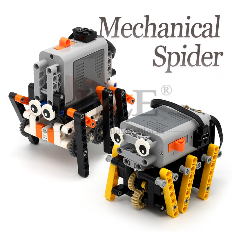 Line Follower Robot - Moc Teknik Mekanik Örümcek Yapı Taşı
