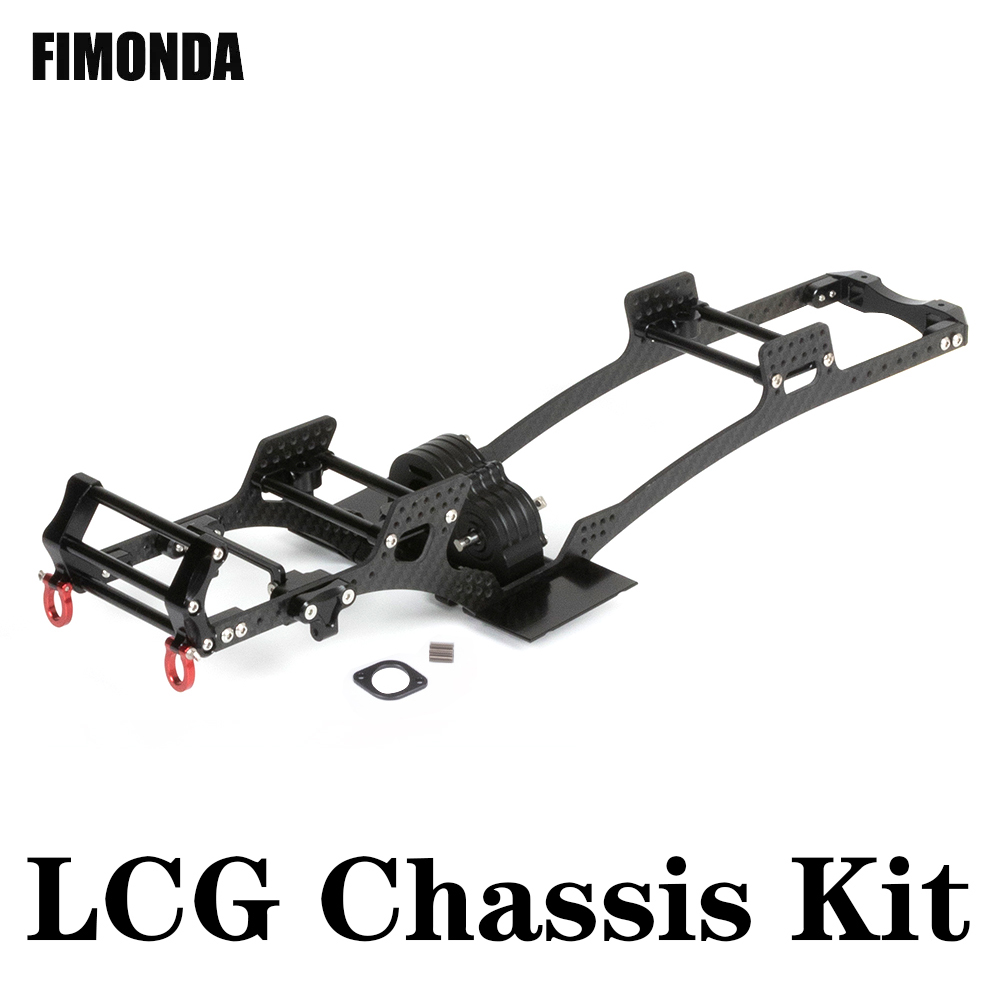 Robot Car Kit - Karbon Fiber LCG Şasi Kiti Çerçeve