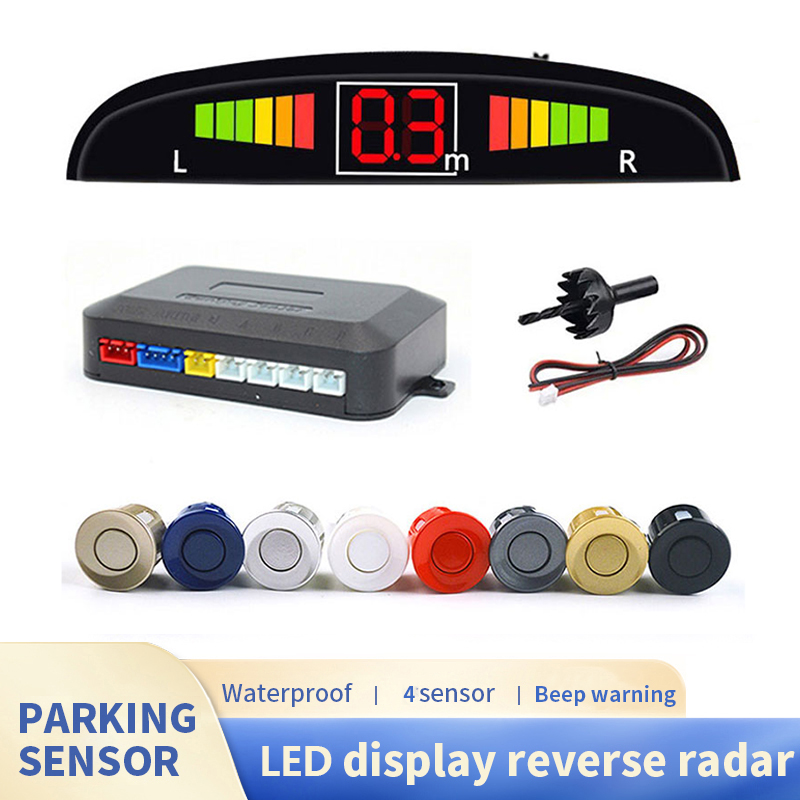 Infrared Obstacle Sensor - Araba LED Dijital Ekranlı Park Sensörü