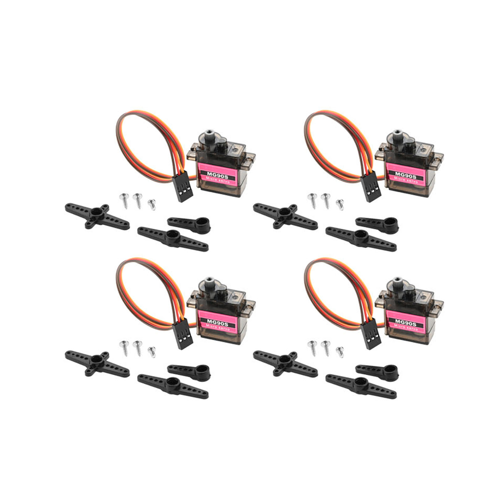 Arduino Robot - 4 adet Mikro Servo Metal Dişli