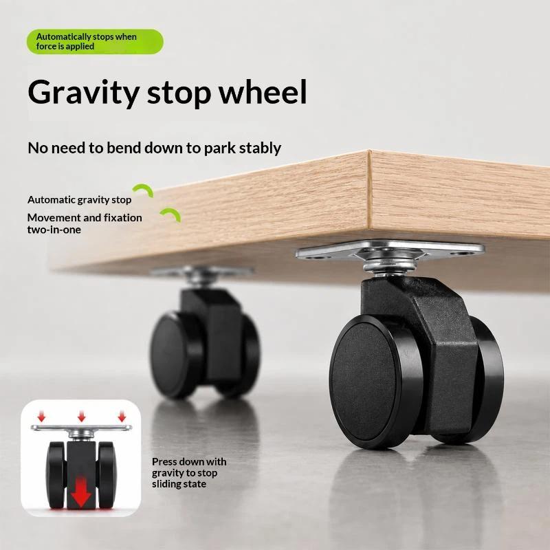 Caster Wheel - Yerçekimiyle Kendiliğinden Kilitlenen Tekerlekler, Yük Altında