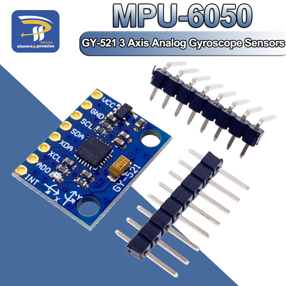 Accelerometer Mpu6050 - 1 takım IIC I2C GY-521 MPU-6050