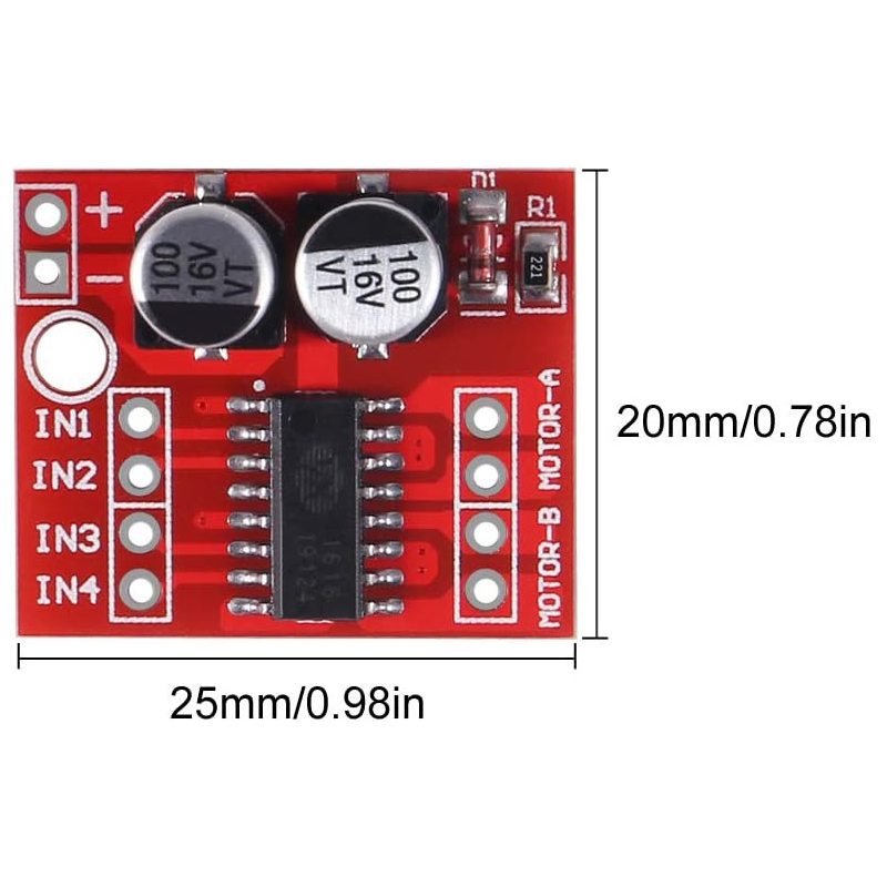 4/10 adet MX1508 DC Motor Sürü - Motor Driver L298N incelemesi ve fiyatı