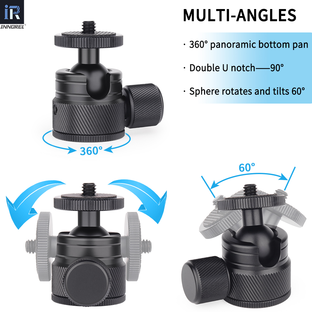 Mini Top Kafa-INNOREL C19 CNC  - Pan Tilt Bracket incelemesi ve fiyatı
