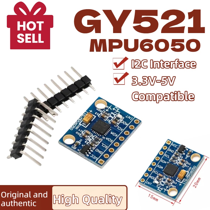 1/5/10 adet GY521 GY-521 MPU60 - Accelerometer Mpu6050 incelemesi ve fiyatı