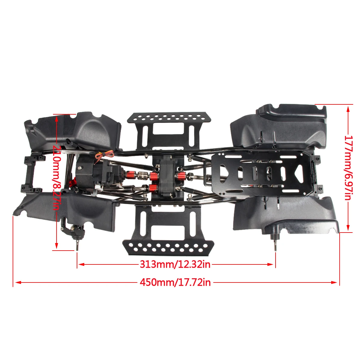 Planet dişli ile 1/10 RC palet - Robot Car Kit incelemesi ve fiyatı