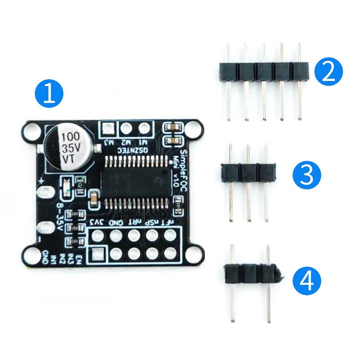 DRV8313 Basit FOC Mini v1.0 DC - Motor Driver Module incelemesi ve fiyatı