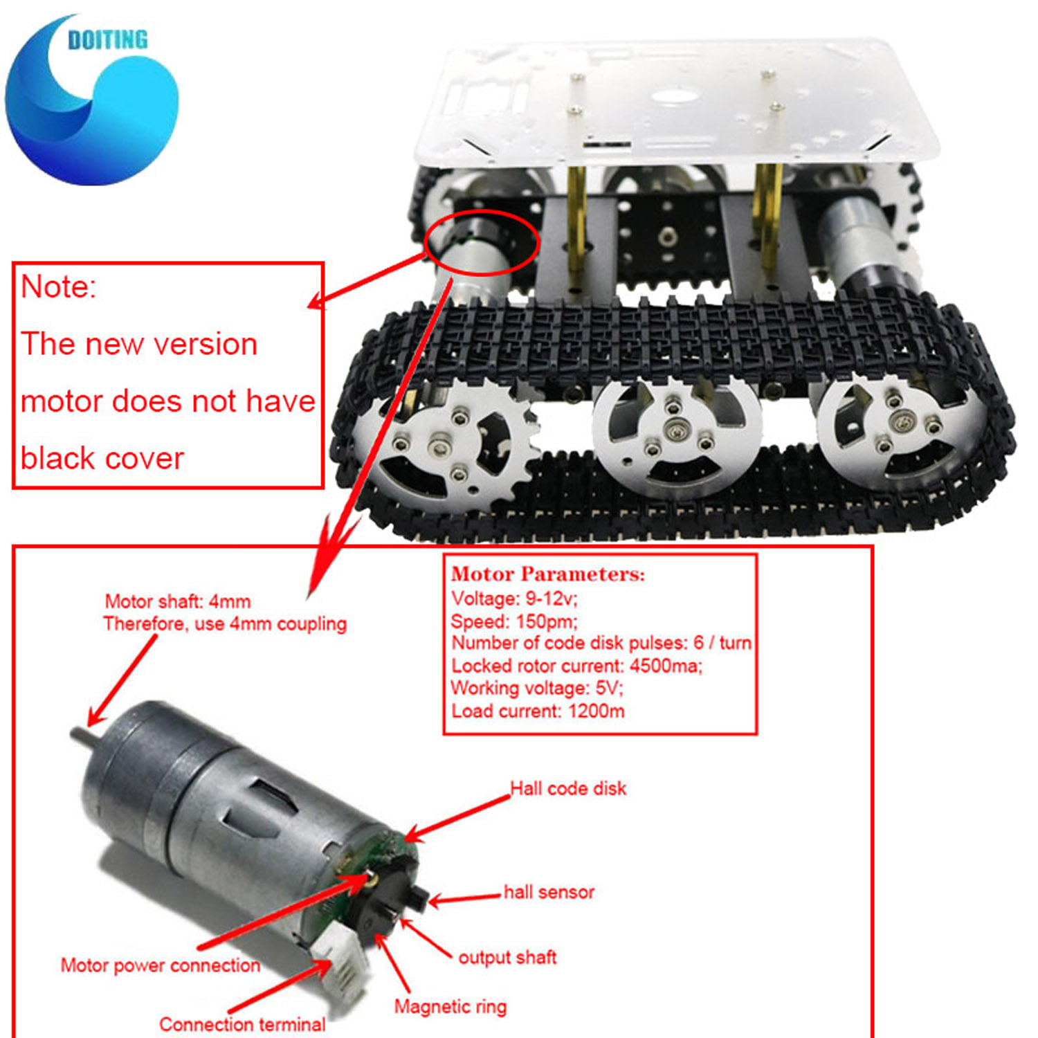 RC Metal Robot Tank Araba Şasi - Tracked Robot Chassis incelemesi ve fiyatı