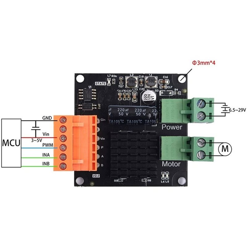 AT02-12V 24V 16A Yüksek Güçlü  - Motor Driver Module incelemesi ve fiyatı