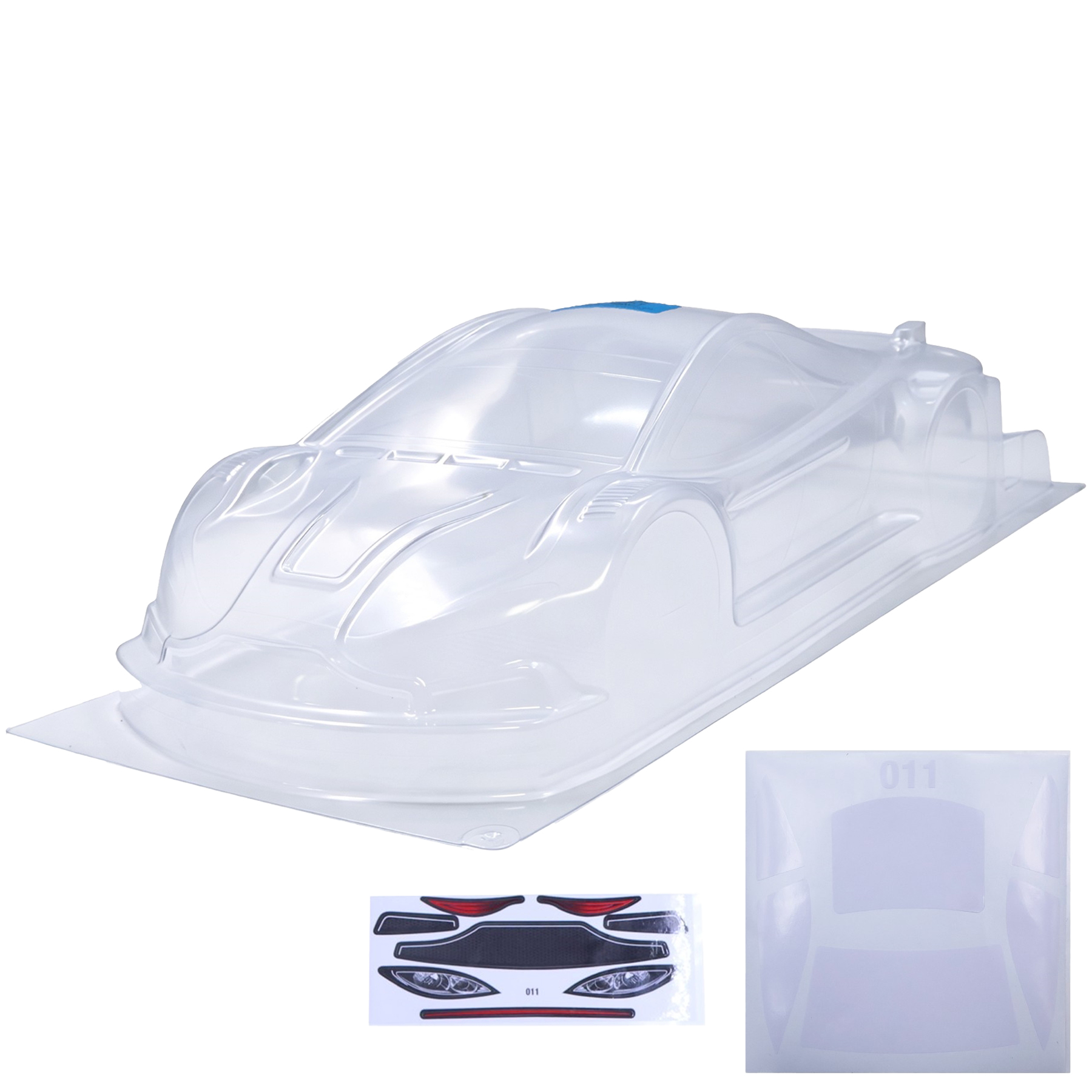 1/10 Ölçekli, Boyasız, Şeffaf  - Robot Chassis incelemesi ve fiyatı