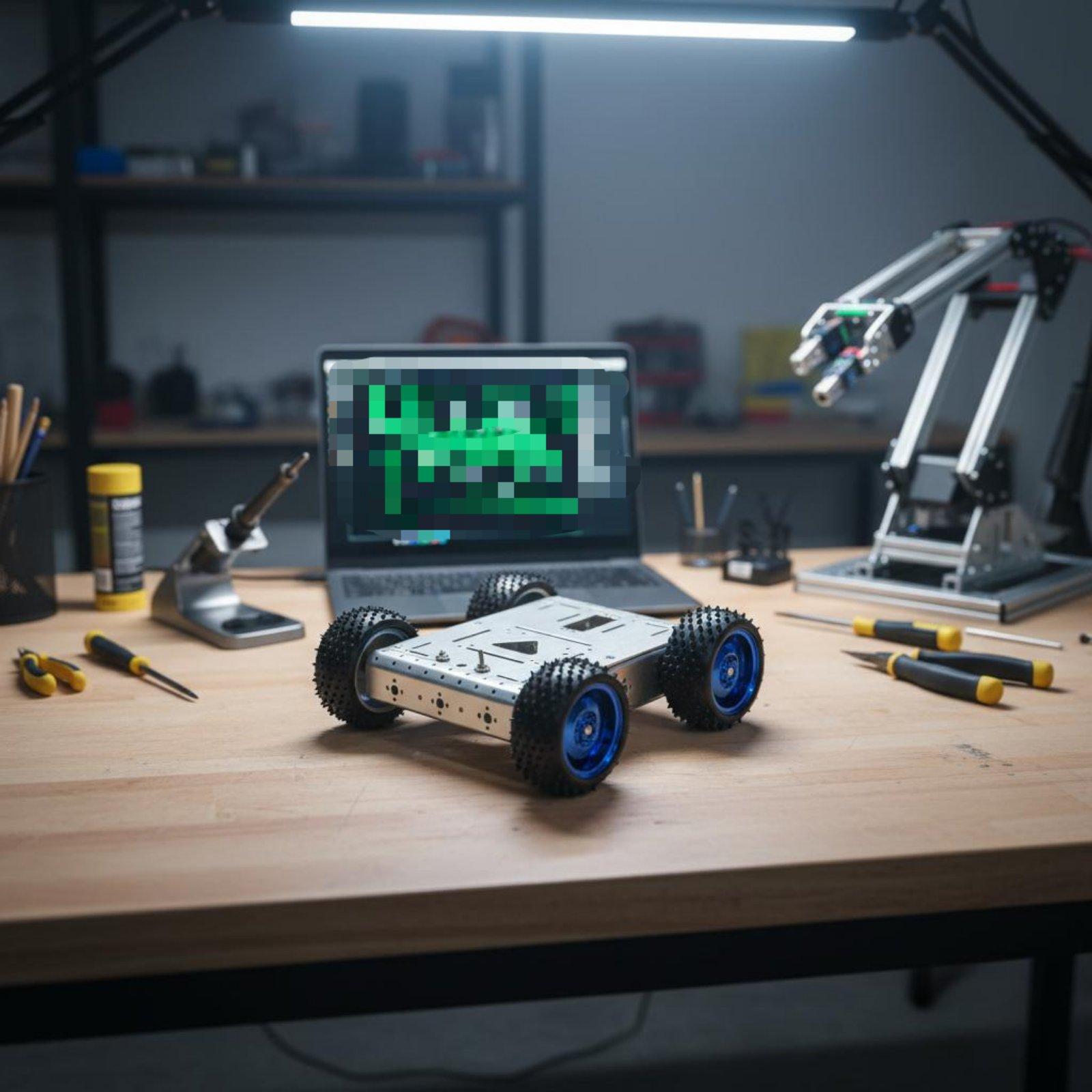4WD Akıllı Araba Alt Yapısı. 5 - Robot Chassis incelemesi ve fiyatı
