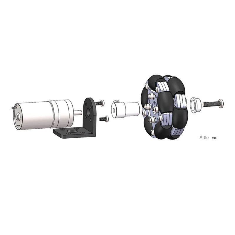 82 mm Alüminyum Çift Yönlü Çok - Omni Wheel incelemesi ve fiyatı