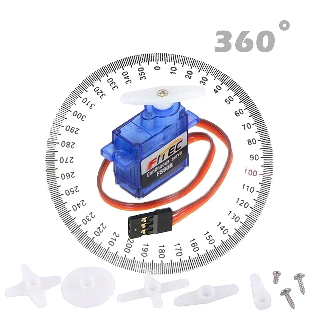 4 adet Feetech FS90R servo mot - Micro Servo incelemesi ve fiyatı
