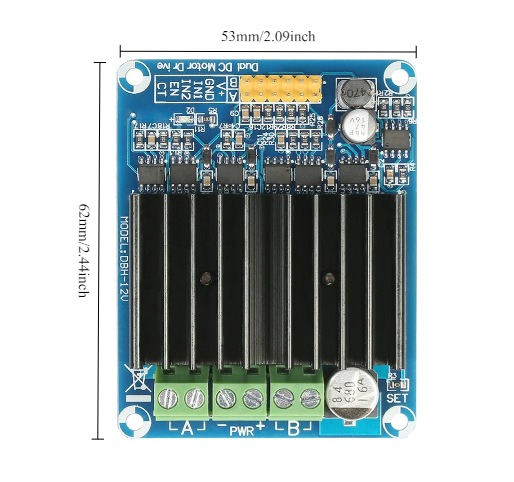 DC 5V-12V 12V 30A Çift Kanallı - Motor Driver Module incelemesi ve fiyatı